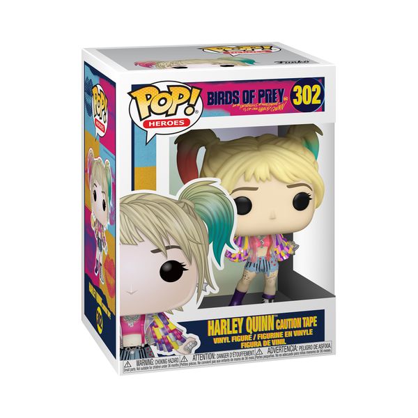 Funko Pop! Heroes:DC Birds Of Prey-Harley Quinn Caution Tape