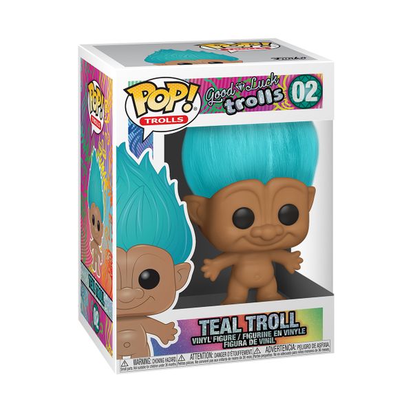 Funko Pop! Trolls:Good Luck Trolls-Teal Troll