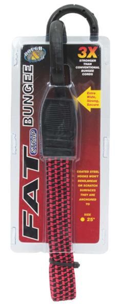 Rough &amp; Tough Flat Bungee Strap - 25 Inches / 63.5cm
