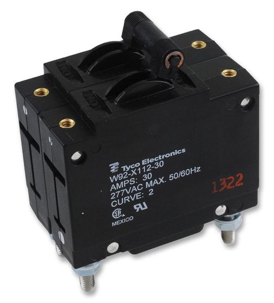 TE Connectivity, Circuit Breaker, Hydromagnetic, 2P, 277V, 10A