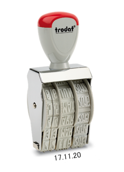 Trodat Classic Stamp With Steel Border 1020MA-Date Size 5mm Black