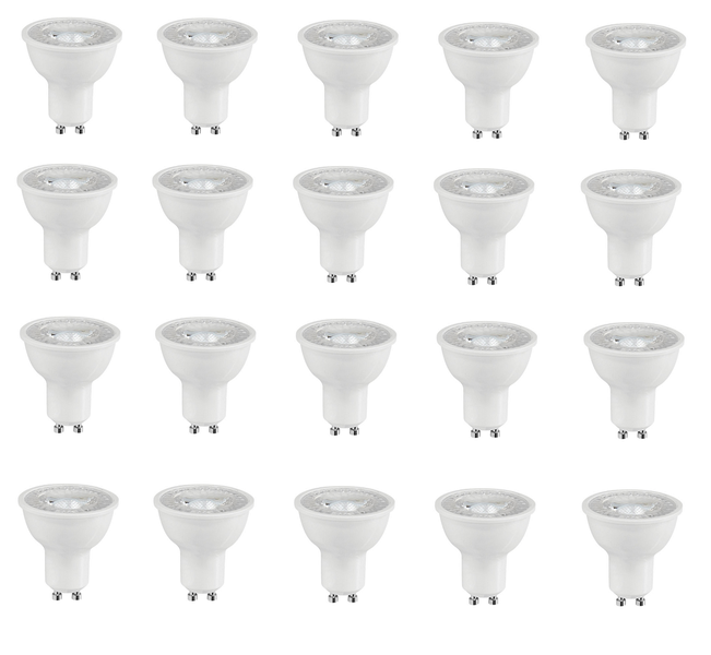 JB Luxx Pack of 20 GU10 LED Down Light - White