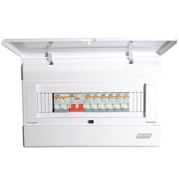 Veti 12 Way Distribution Board, Flush Mount (VBE12ASPT)