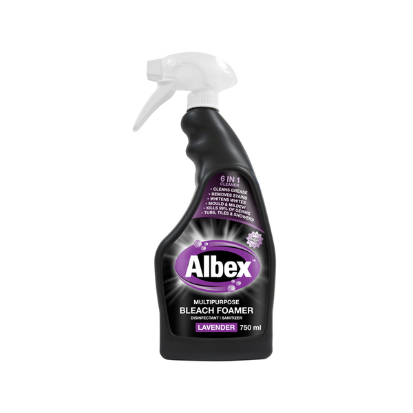 Albex Lavender Multipurpose Bleach Foamer 750ml (Pack of 6)