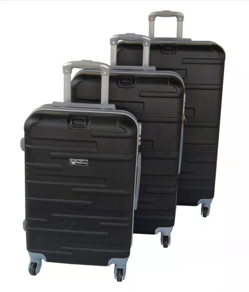 3 Piece Holiday Travel Luggage Bag Set