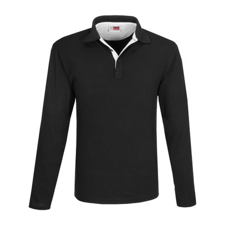 mens long sleeve golf polo
