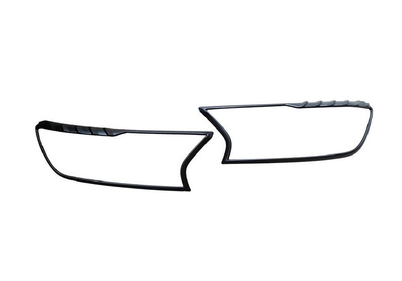 Head Lamp Trim for Ford Ranger 2016+, Matte Black