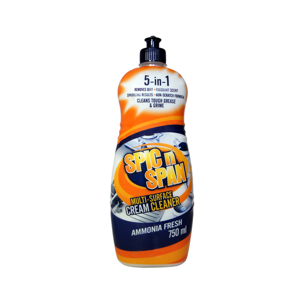 Spic n Span Ammonia Fresh All Purpose Cream Cleaner 750ml (Pack of 20)