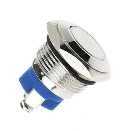 Push Button, Flat Round, Antwire, 16mm Stainless Steel Metal, Shop Today.  Get it Tomorrow!