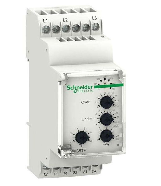 Schnieder, Phase Monitoring Relay, Zelio Series, DPDT, 5 A, DIN Rail, 250 V