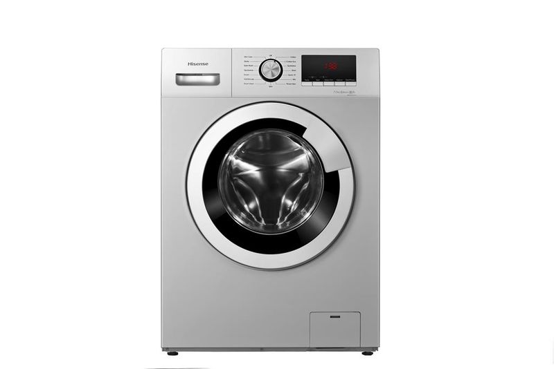 Hisense-7Kg Front Loader Washing Machine-Silver