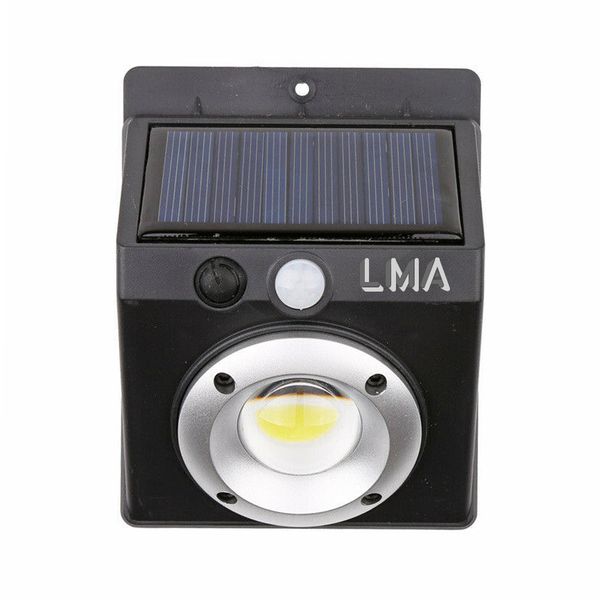 LMA- COB LED Motion Sensor Solar Powered LED Wall Light (Single Lights)