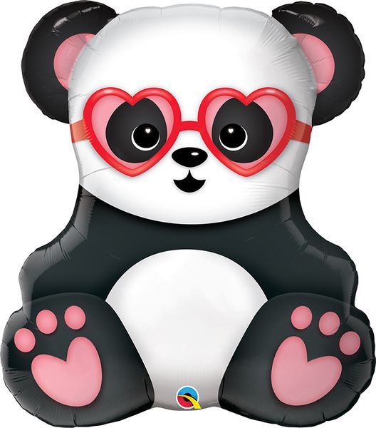 Qualatex 32 Inch Foil Shape Sw Lovestruck Panda Bear