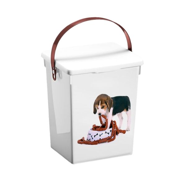 Pet Storage Container with Dog Print