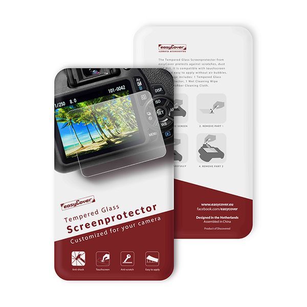 easyCover Tempered Screen Protector for Sony A7II,A7III,A9,RX10 &amp; RX100