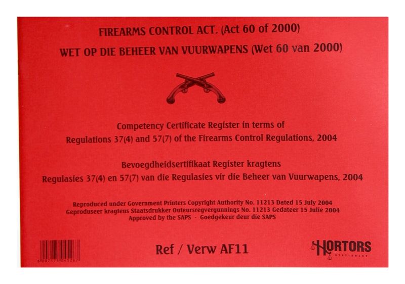 Hortors Firearm Competency Register