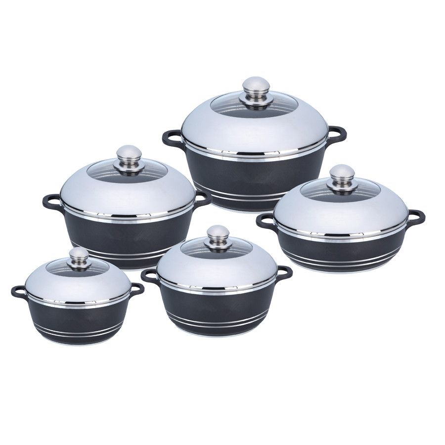 10PCS cookware set Black Buy Online in South Africa