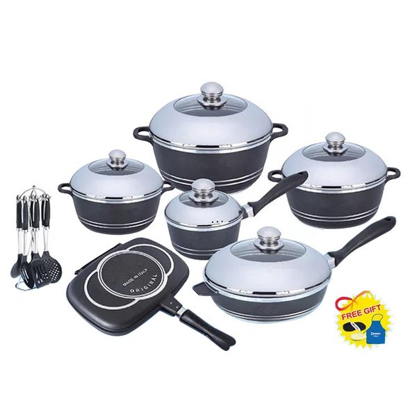 23pcs non-stick cookware set