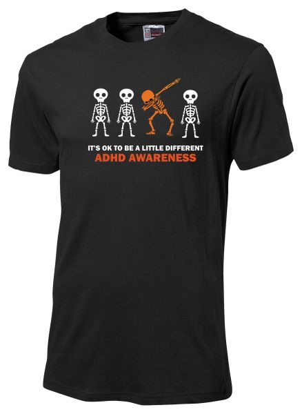 Adhd Skeleton Black image