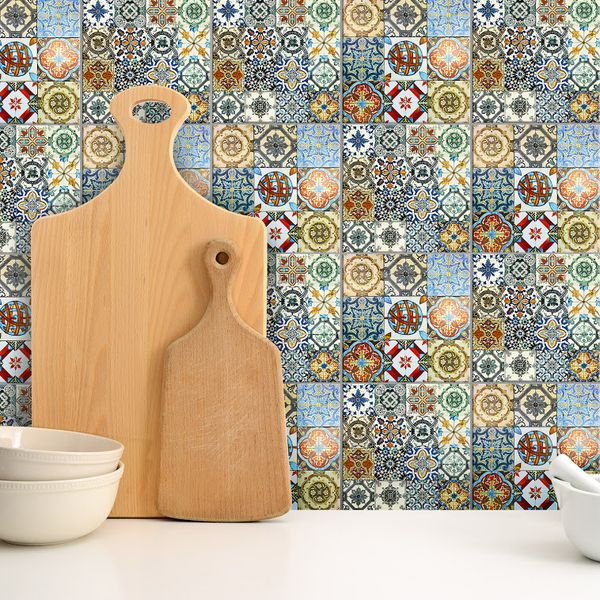 Tilevera Tile Stickers - Italian Melange - 10x10cm