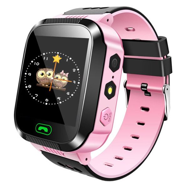 GPS Smart Watch for Kids with Touch Screen &amp; SOS (Blue)-(LBS Tracking)