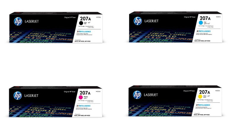 HP 207A Toner Cartridge 4 Colour Multipack