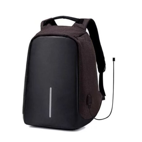 dark brown backpack