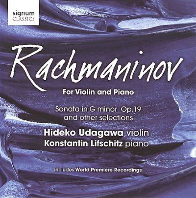 Hideko Udagawa - Rachmaninov: For Violin And Piano (CD)