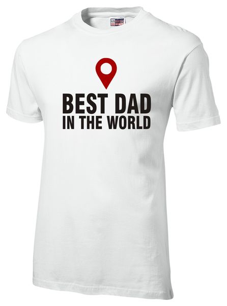 Best Dad In The World White T-Shirt image