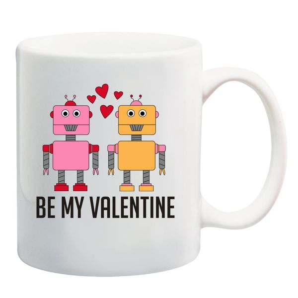 Valentine - Be My Valentine Robot Mug