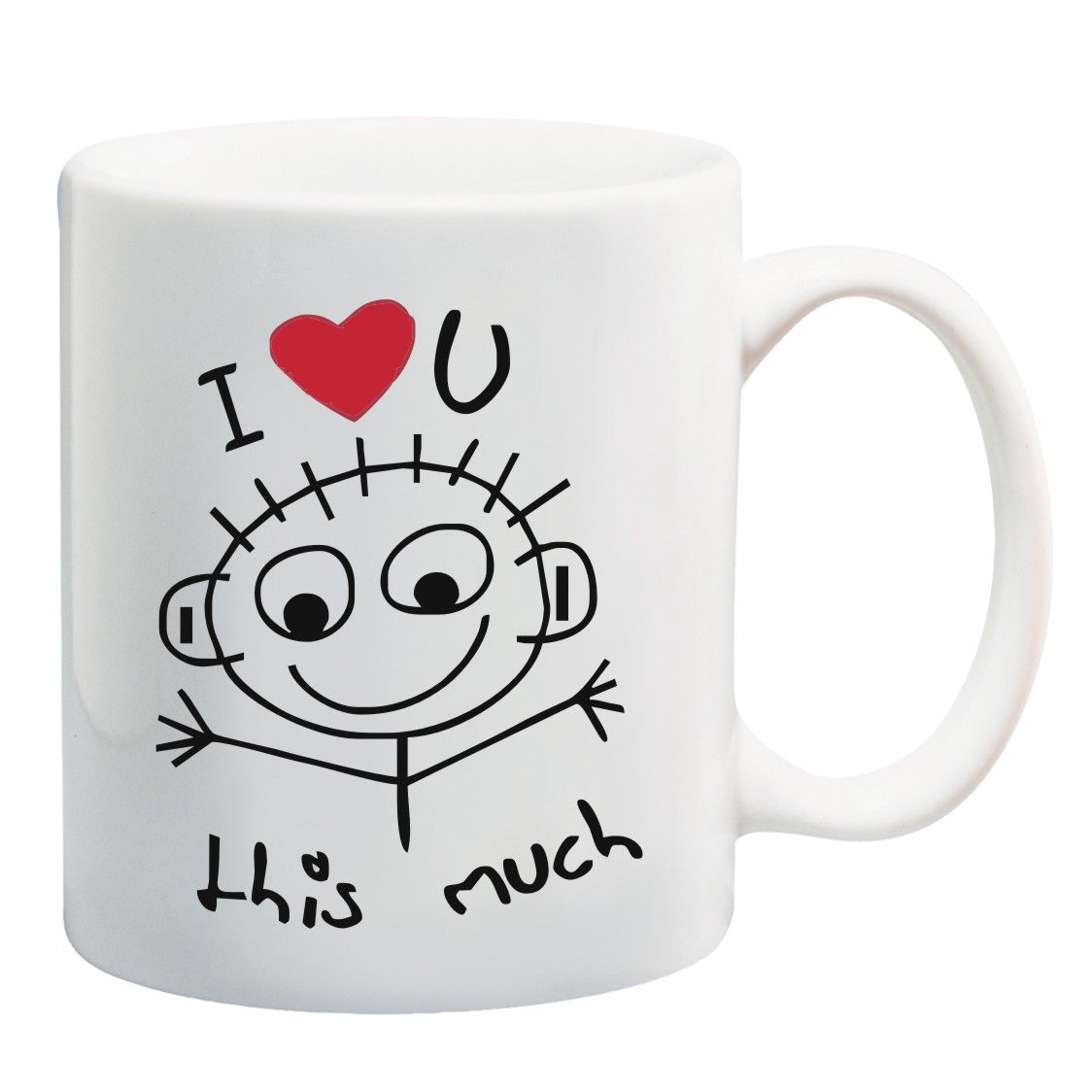 Valentine - I Love You This Much Mug | Shop Today. Get it Tomorrow ...