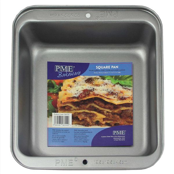 PME - Square Cake Pan, Non-stick (204 x 204mm)