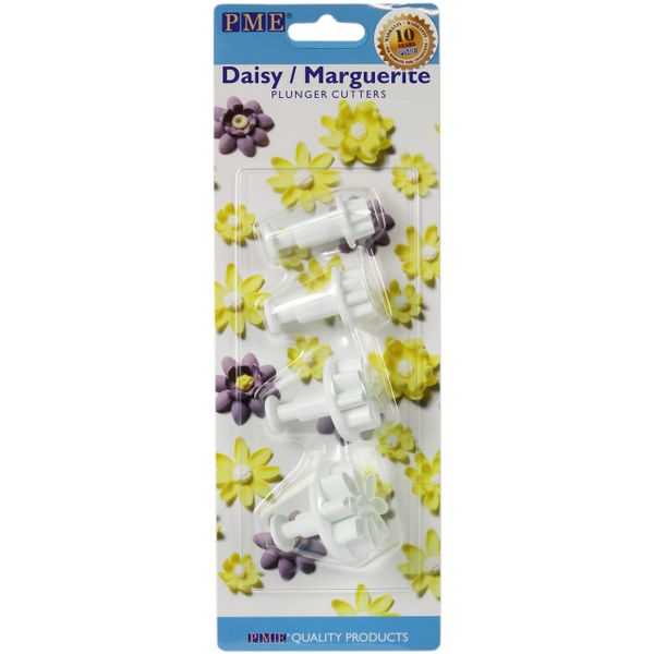 Mini/S/M/L Daisy Marguerite Plunger Cutters set of 4