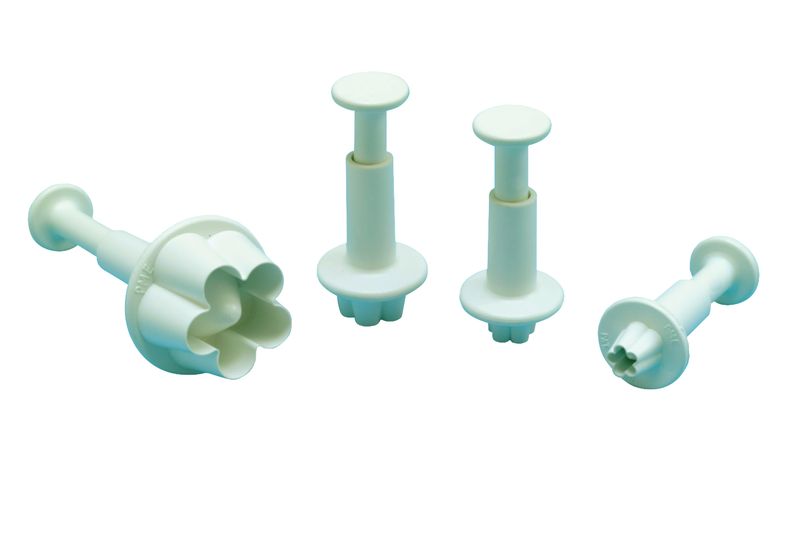 S/M/L/XL Flower Blossom Plunger Cutters Set of 4