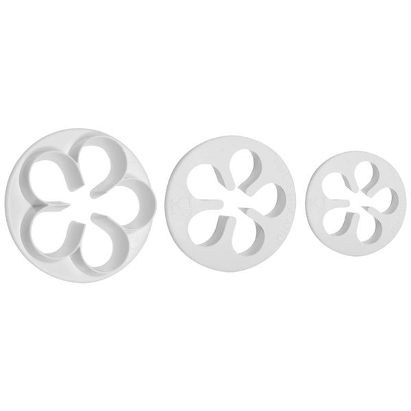 Larger Five Petal Cutters Set of 3