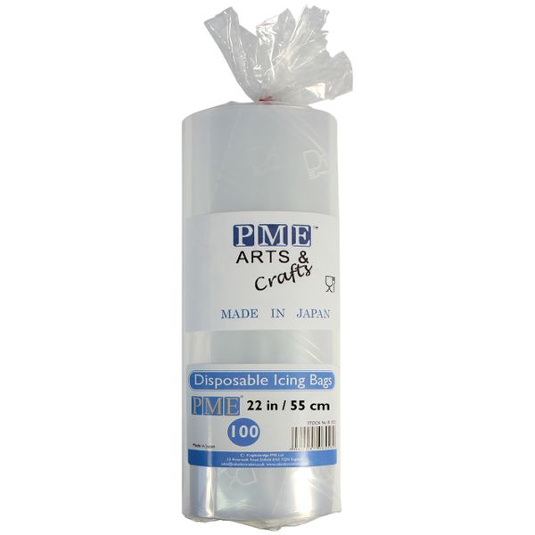 PME - Disposable Plastic Icing Bags (Pack of 100)
