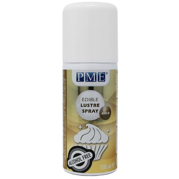 Alcohol Free Edible Lustre Spray - Gold (100ml)