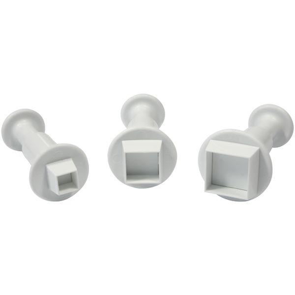 S/M/L Square Plunger Cutter Set of 3