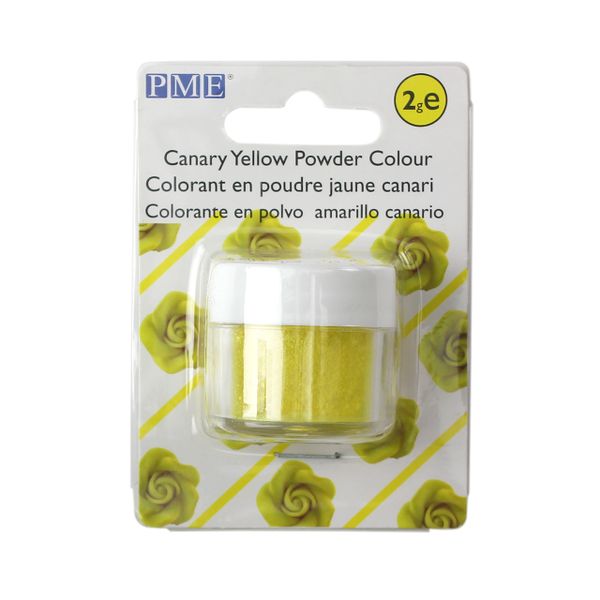 Carded Powder Colour - Canary Yellow