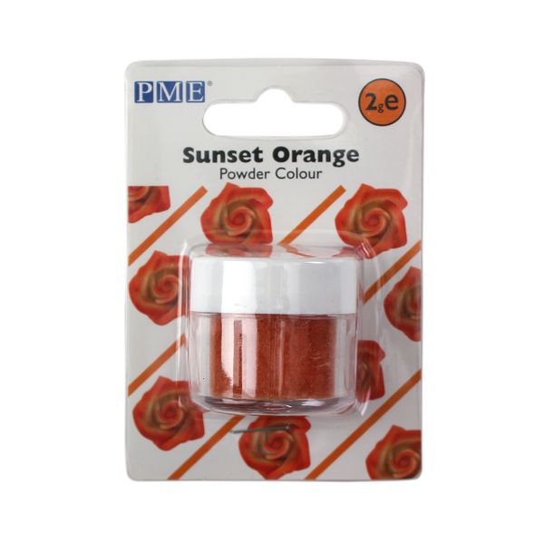 Carded Powder Colour - Sunset Orange