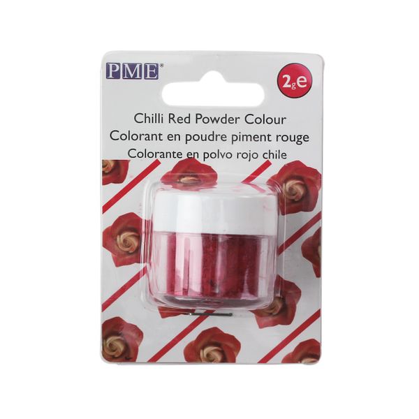 Carded Powder Colour - Chilli Red