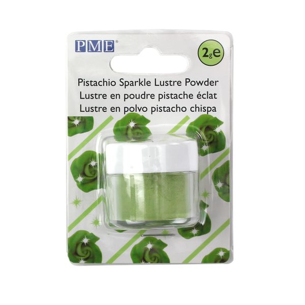 Carded Lustre Powder Colour - Pistachio Sparkle