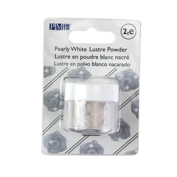 Carded Lustre Powder Colour - Pearly White