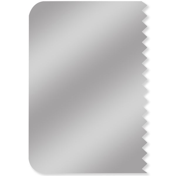 Combed Stainless Steel Side Scraper