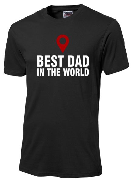 Dad - Best dad in the world white t-shirt