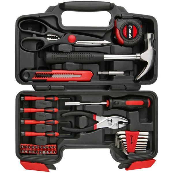Casals - Hand Tools Set/ Tool Kit 39 Piece Red