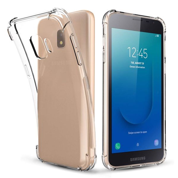 ZF Shockproof Clear Bumper Pouch for Compatible with SAMSUNG J2 PRIME G532