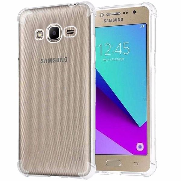 ZF Shockproof Clear Bumper Pouch for Compatible with SAMSUNG J2 PRIME G532