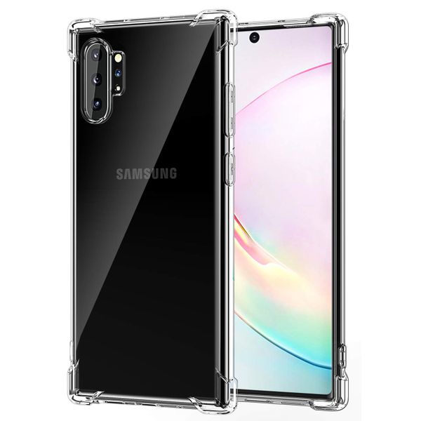 ZF Shockproof Clear Bumper Pouch for SAMSUNG NOTE-10 PRO