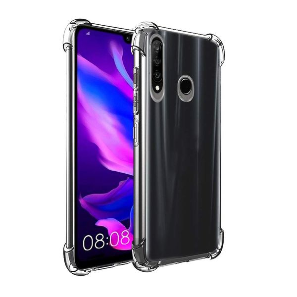 ZF Shockproof Clear Bumper Pouch Compatible with HUAWEI P30 LITE